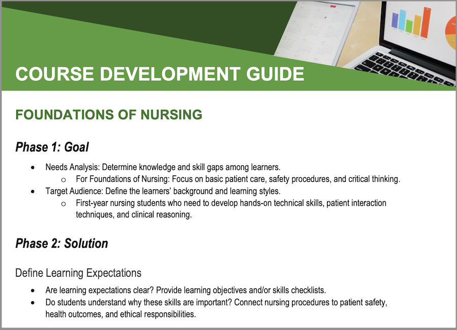 Course Development Guide